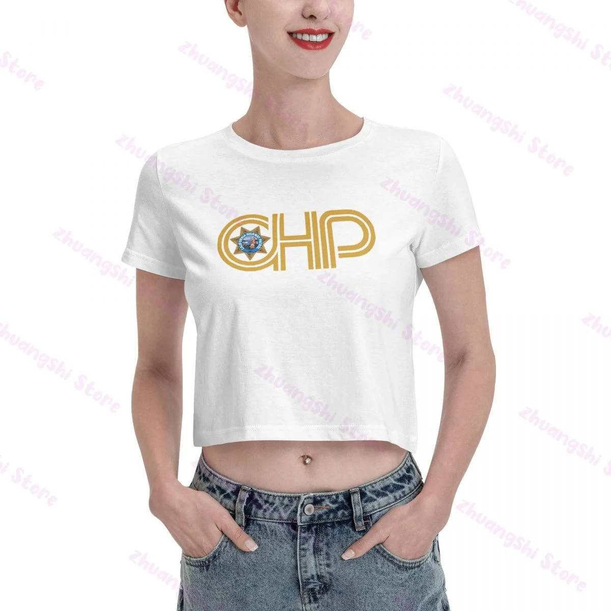 

Модная мужская и женская футболка CHP с принтом шоссе патруль