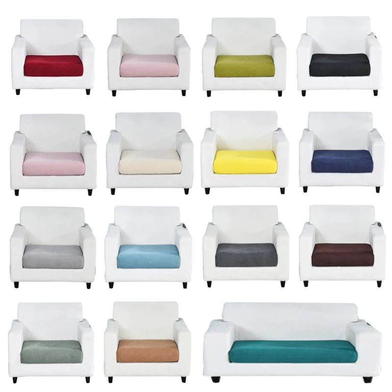 

Sofa Seat Cushion Cover For Jacquard Pets Kids Elastic Cover Funiture Protector Thick Washable Removable Couch Slipcover
