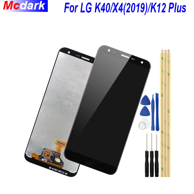 Для LG X4 2019 K12 Plus ЖК дисплей и фотоэлемент для K40 LMX420EM Замена + инструменты