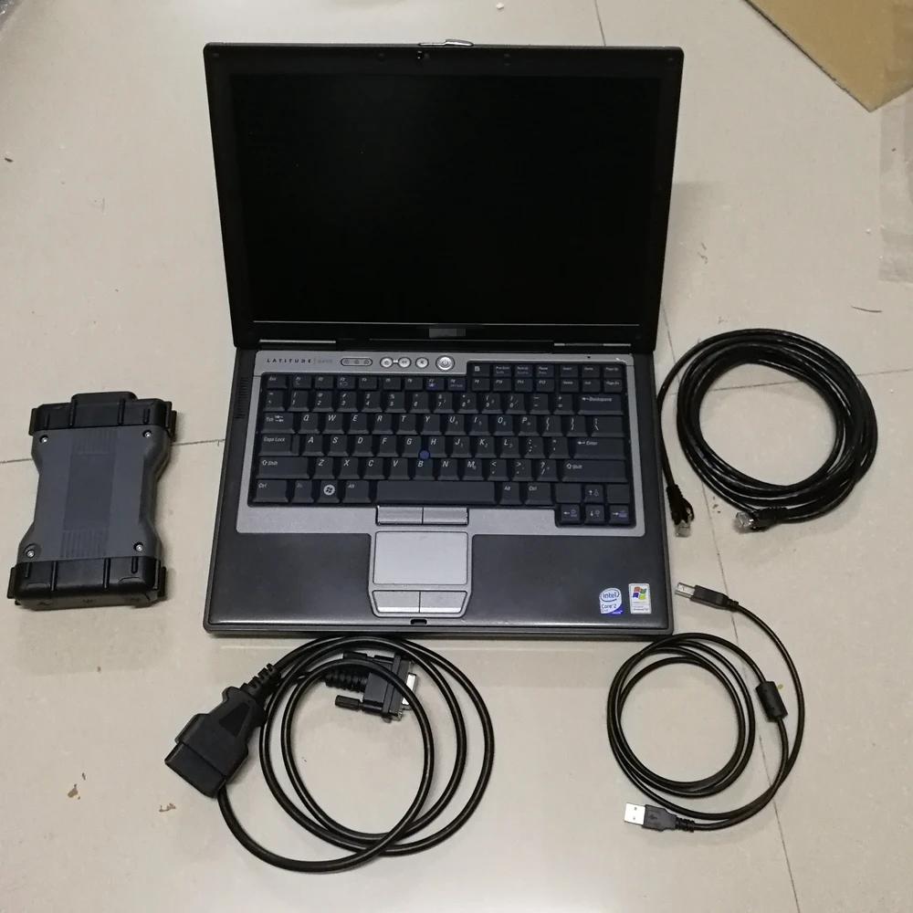 Фото V2021 MB Star C6 VCI SD DOIP с подержанным ноутбуком D630 SSD программным обеспечением OBD2