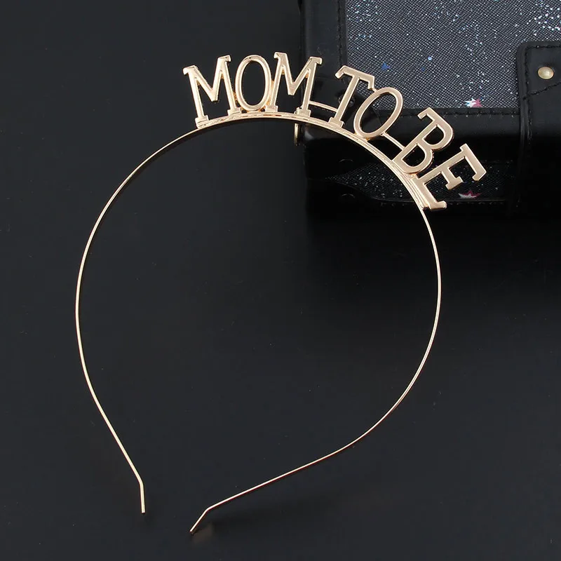 Rose Gold Silver Mom To Be Tiara Crown Headband for Baby Shower Boy Girl Gender Reveal Party Pregnancy Announcement Decorations|Украшения