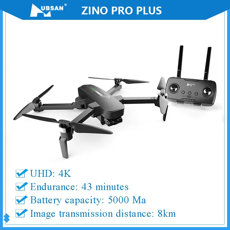 

Zino Pro Plus Дрон с 4k Hd воздушной Камерой 8 км передача изображения 40 минут долгий срок службы батареи складной Квадрокоптер