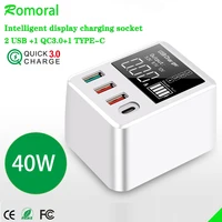 40w quick charge qc3 0 usb charger wall travel mobile phone adapter fast charger usb charger for huawei xiaomi samsung iphone