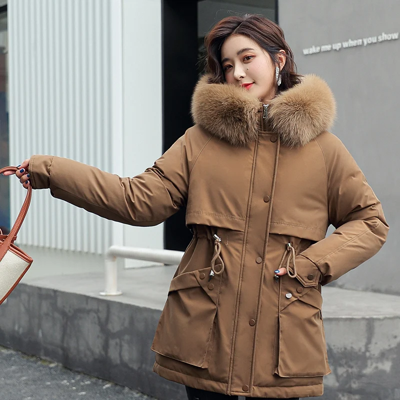 

ISENMAL 2021 New Korean Style Winter Jacket High Quality Coat Women Fashion Jackets Winter Warm Woman Clothing Casual Parkas