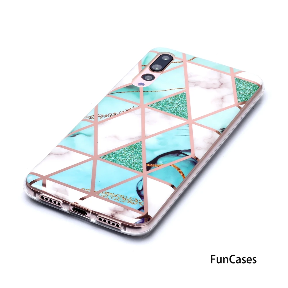 Мягкий силиконовый защитный чехол с леопардовым принтом для смартфонов Huawei P20