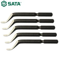 sata 5pcs deburring blades for plastic hand tool hss material 62 64hrs 93456