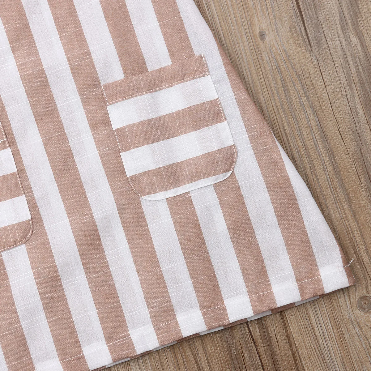Baby Girls Dress Sleeveless Striped Casual Party Dresses Cotton Pockets Off Shoulder Breathable Soft Summer 1-5T | Детская одежда и