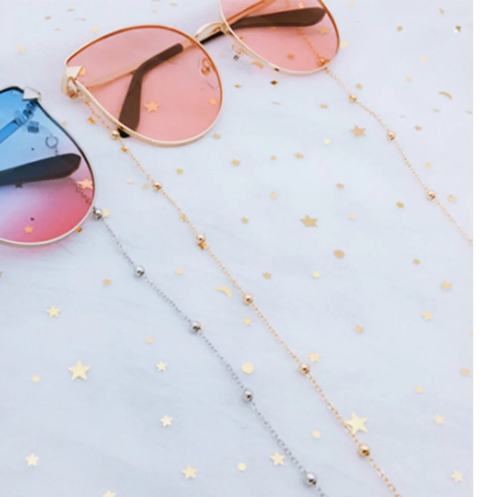 Женский Шнур для очков золотистый/серебристый цвет | Аксессуары одежды