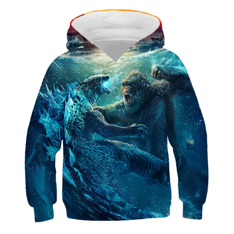 

Fashion 3D Dinosaur Kids 4 7 9 11- 14Years Boy Sweatshirts For Cartoon Hoodies Clothes Autumn Children Long Sleeve Shirts Tops