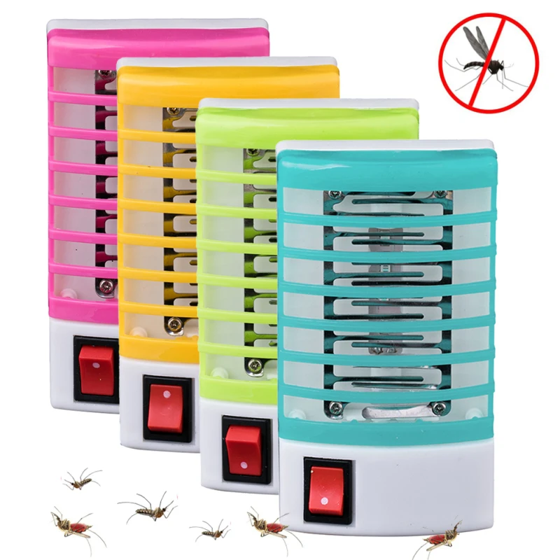 220V EU US Plug Practical LED Socket Electric Sensor Mosquito Repellent Fly Bug Insect Killer Trap Night Lamp Anti | Дом и сад