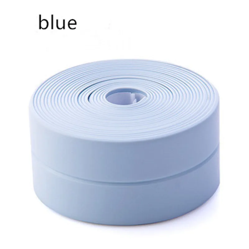 

3.2mx38mm Bathroom Shower Sink Bath Sealing Strip Tape White PVC Self adhesive Waterproof Wall Sticker for Bathroom Kitchen