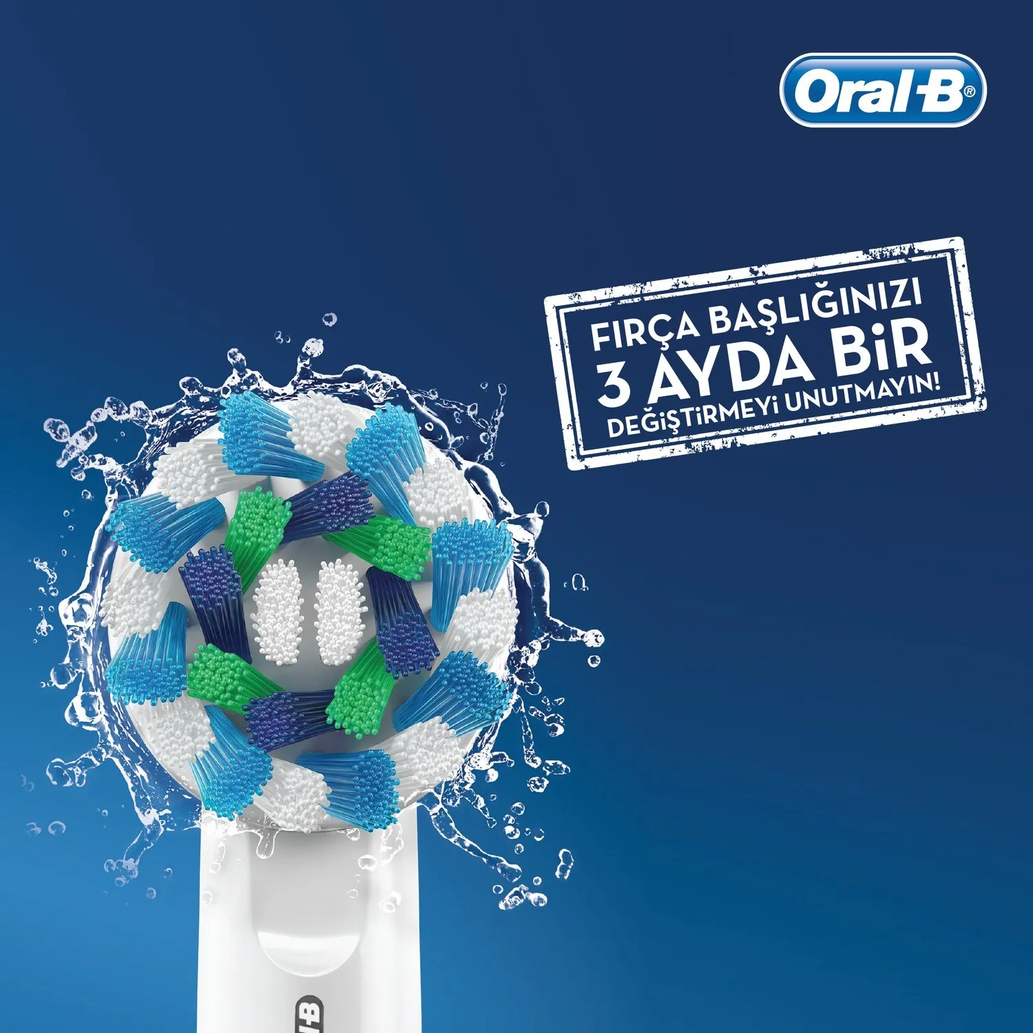 Сменная головка для электрической зубной щетки Oral B CrossAction 4'l hou|Межзубная щетка|