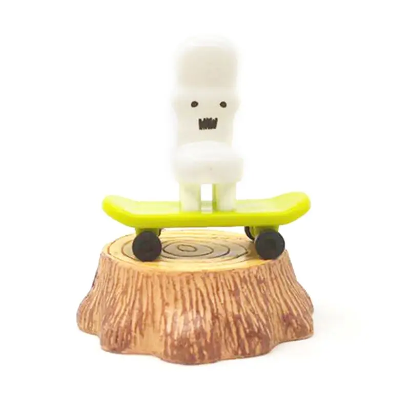 

10pcs Cartoon Fingerboard Skateboard Children Deck Sport Game Novelty Finger Toy for Adults Kids Random Color