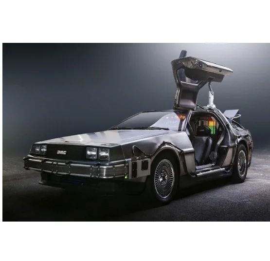 Назад в будущее I II III автомобиль комбинация DeLorean суперкар картина по мотивам