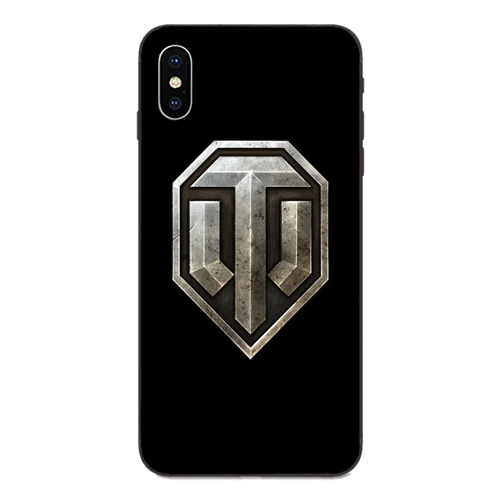 Мягкие сумки из ТПУ чехлы для Apple iPhone 4 4S 5 5S SE 6 6S 7 8 Plus X XS Max XR World Of Tanks Black | Мобильные