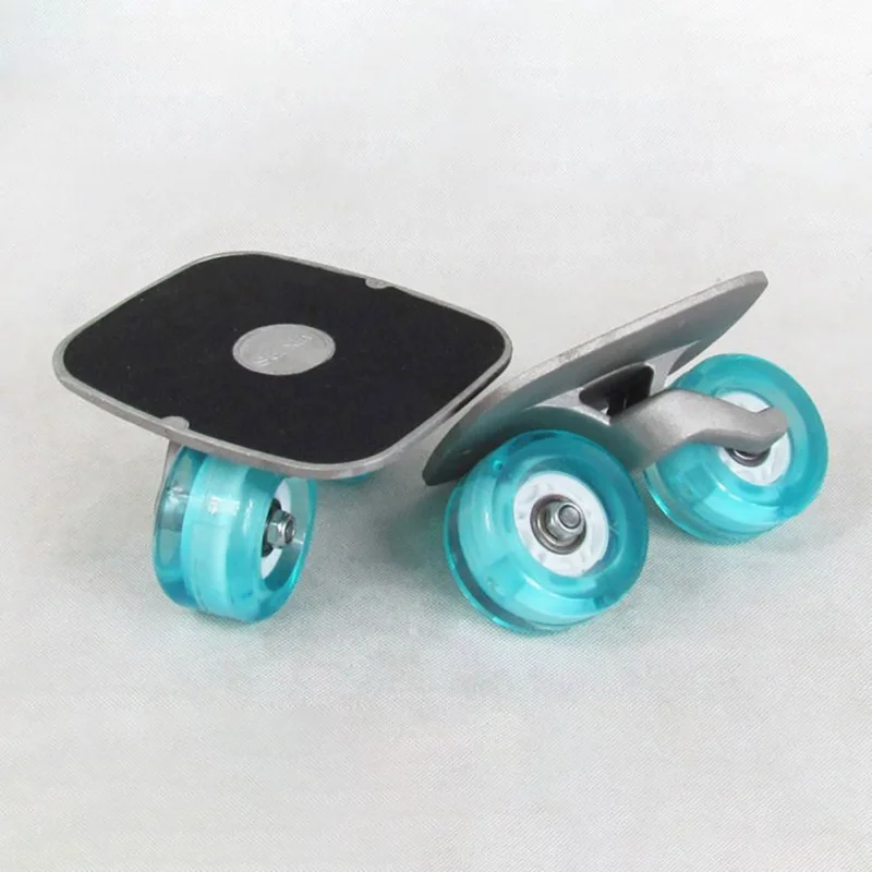 

1 Pair Skateboard Aluminium Alloy Mini Drift Board Skate Fish Short Board Roller Skateboard Skate Board Green