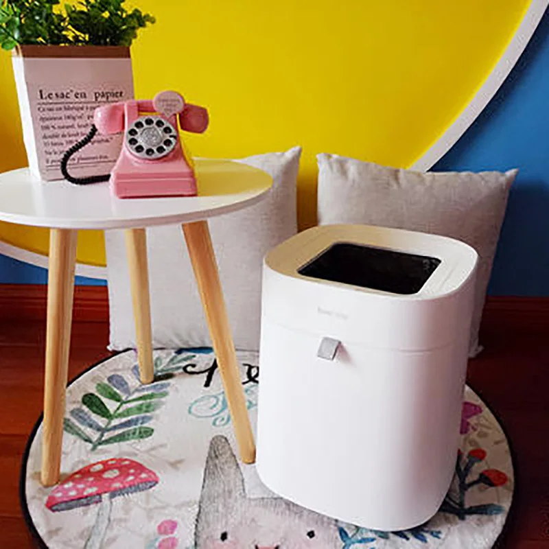 T air trash can Townew T1 Смарт мусорный бак оригинальная замена мешок для мусора Большой Ёмкость пакетов одноразового использования 6/12 шт автоматической упаковки и светонепронецаемые сумки - Цвет: T air trash can