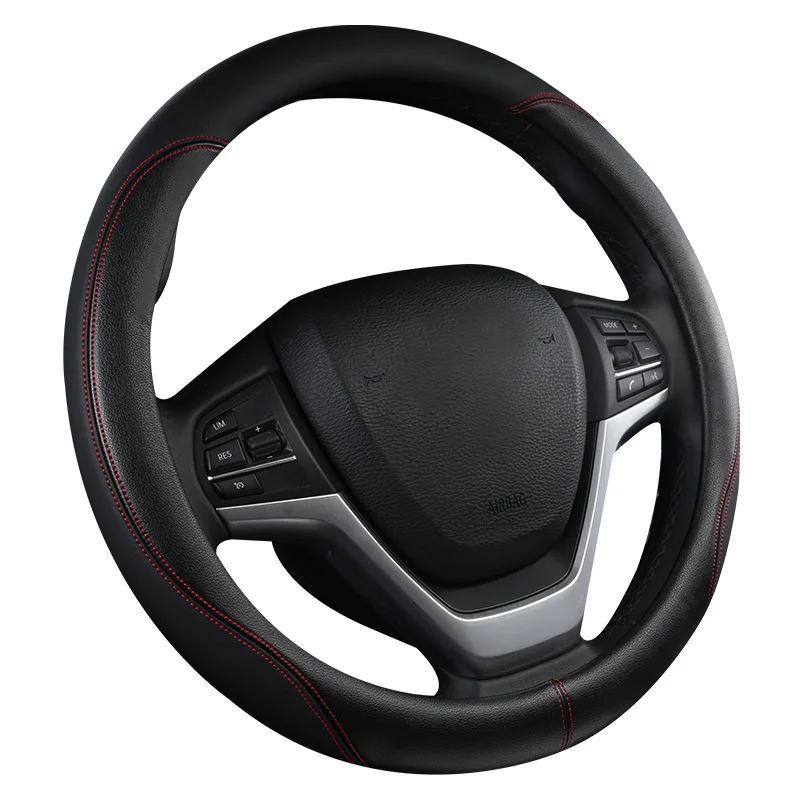 15 дюймов микро волоконная кожа автомобильный чехол на руль подходит для