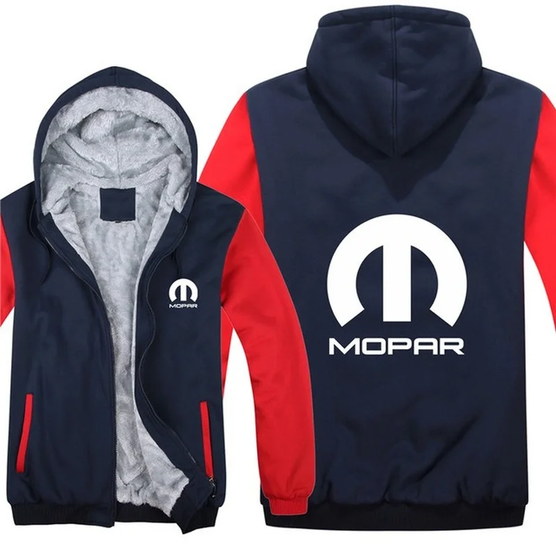 

New 2021 Winter Mopar Hoodies Men Fashion Coat Wool Liner Jacket Mopar Sweatshirts Warm Hoody Coat Size S-5XL