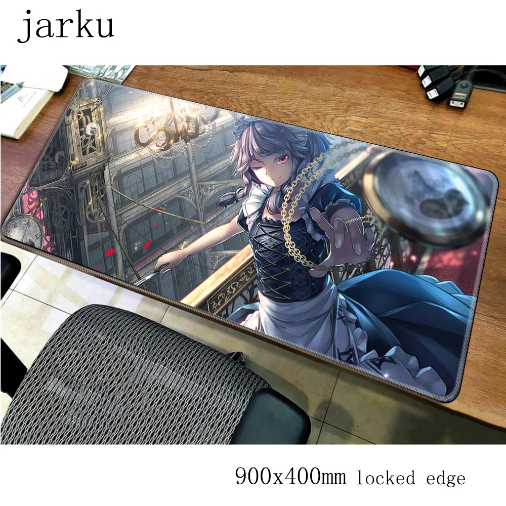 Коврик для мыши Sakuya Izayoi игровой коврик 900x400 мм подарок мальчика аксессуары