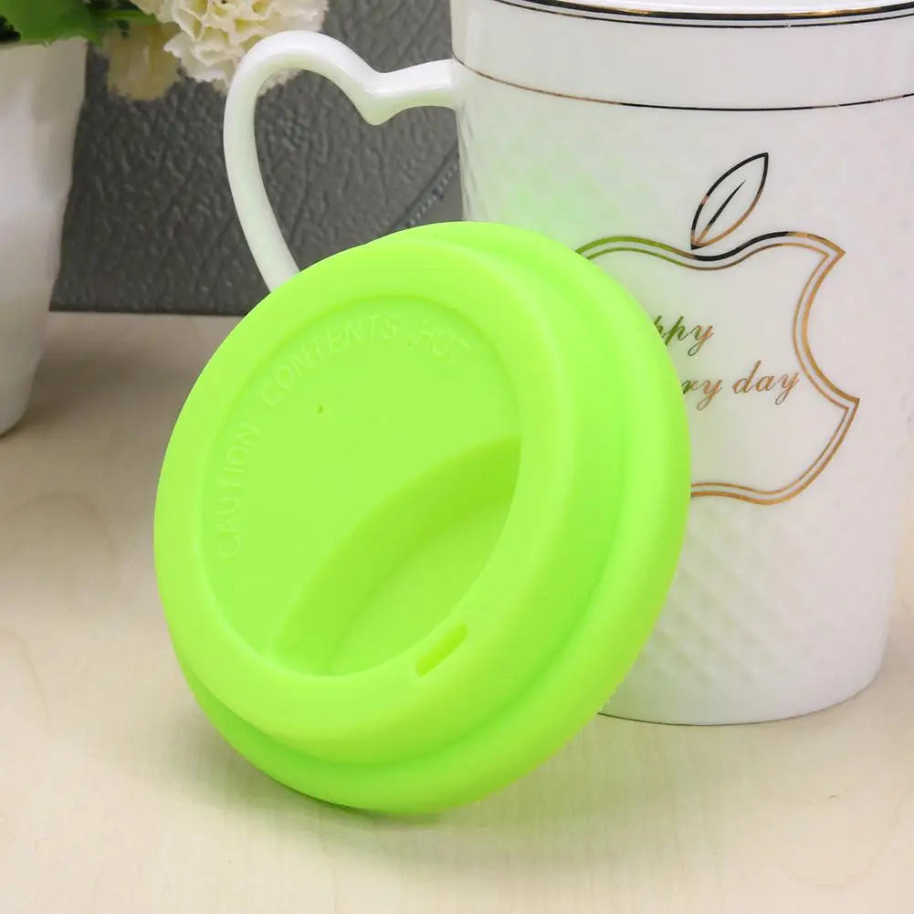 

Silicone Insulation Anti-Dust Cup Cover Tea Coffee Sealing Cup Bottle Lid Thicken Cap Cover Lid Outdoor Coffee Cups Cover