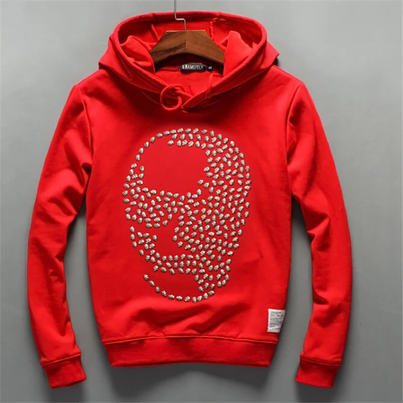Winter Metal design 2020 Casual Tracksuits Hip Hop Coat Pullover Sweatshirt Men Hoodies | Мужская одежда