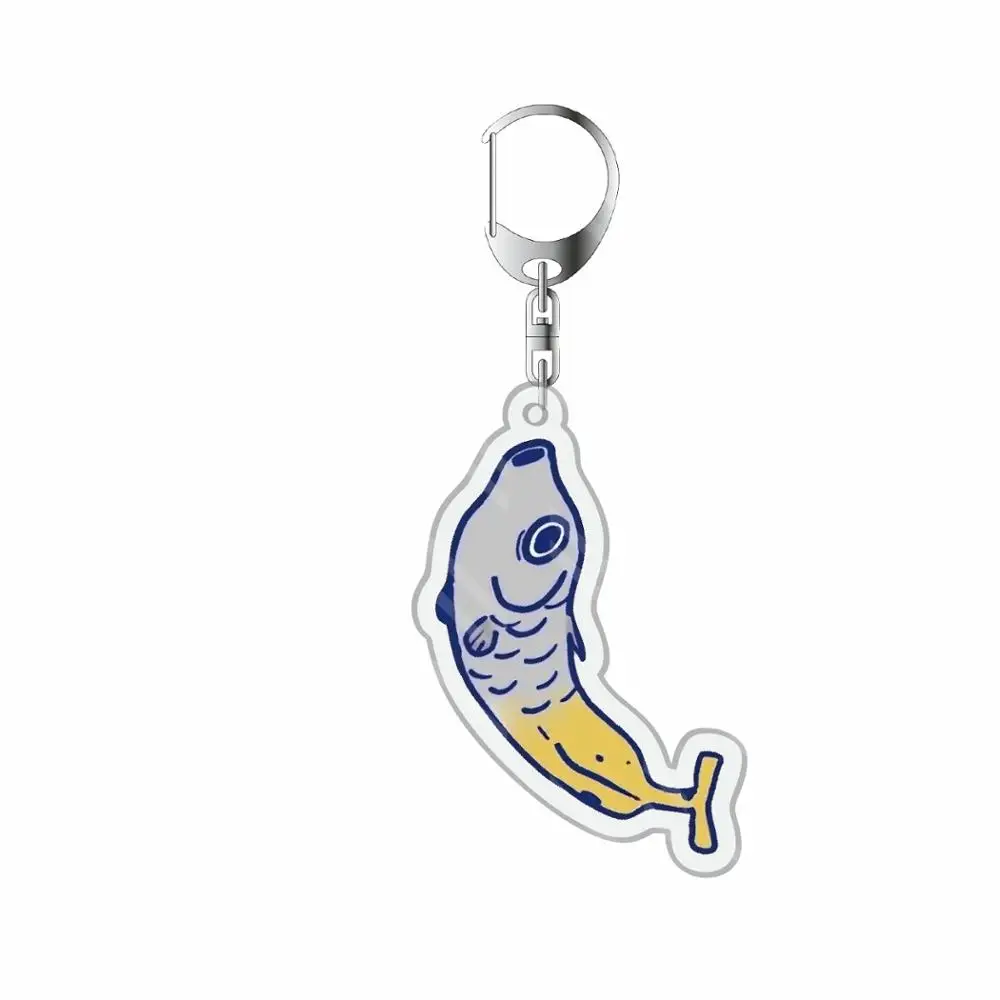

New Japan Anime Banana fish Ash Lynx Okumura Eiji Cosplay Cartoon Acrylic Keychain Phone Charm Pendant Keyring Gift