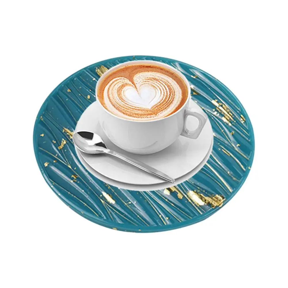 

DIY Resin Tray Mold - Round Serving Tray Mold For Epoxy Resin Casting DIY Crystal Drip Silicone Mold 11.8 Inch Large Silicone