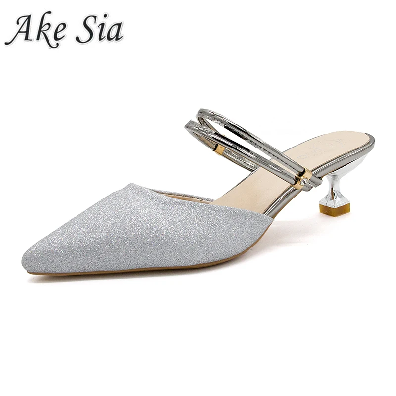 Модные корейские женские пикантные туфли на высоком каблуке с острым неглубоким