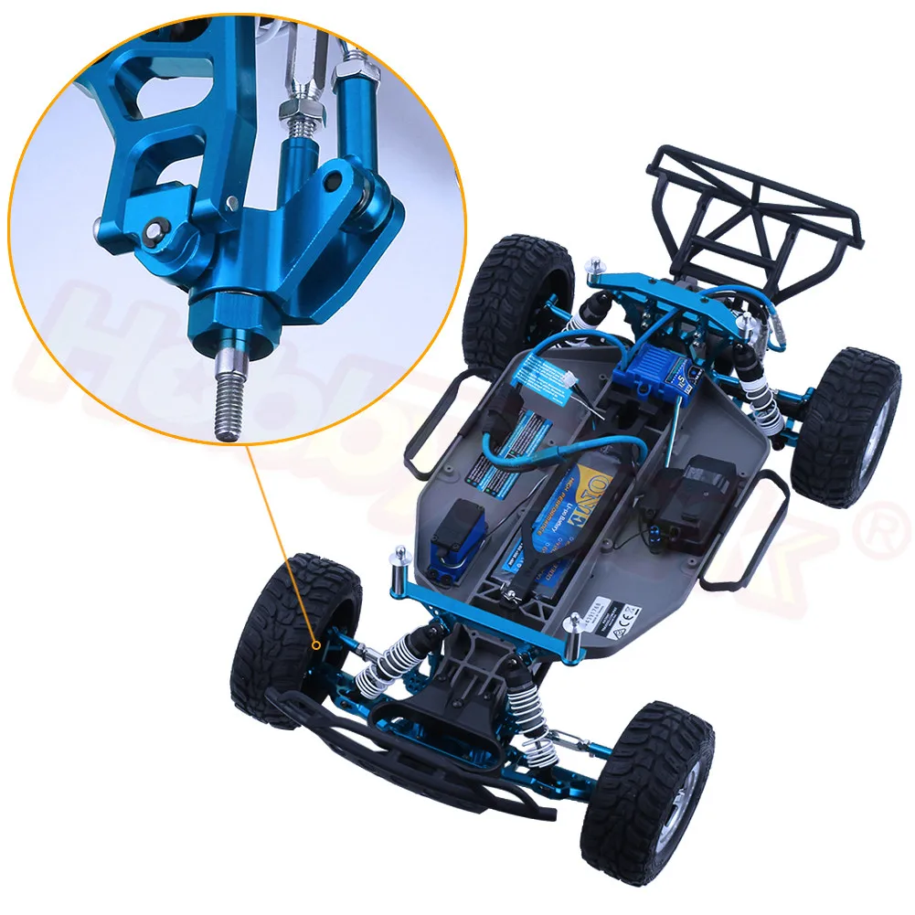 Алюминиевые блоки переднего руля для Traxxas Slash 2WD1/10 короткий ход/Stampede 2WD/Rustler VXL 3736 Запчасти для обновления