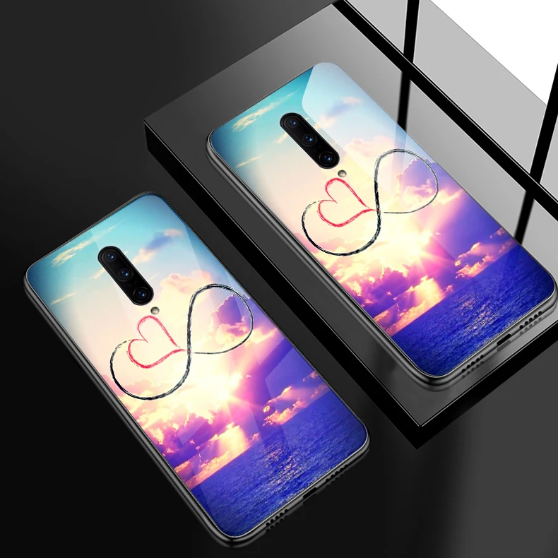 H103 Чехол из закаленного стекла для Samsung Galaxy S8 S9 S10 Plus, чехол для телефона OnePlus 3 3T 5 5T 6 6T 7 7 Pro, ударопрочный жесткий чехол из ТПУ - Цвет: H103
