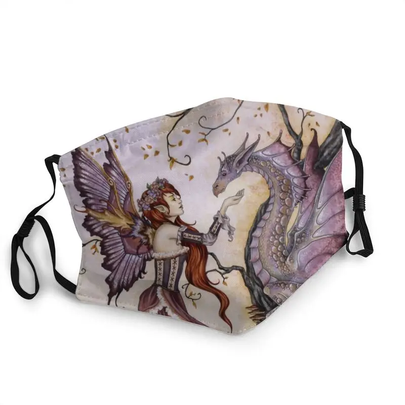 

Маска дракона Пылезащитная многоразовая фольклорная мифологическая маска для лица с защитой от смога