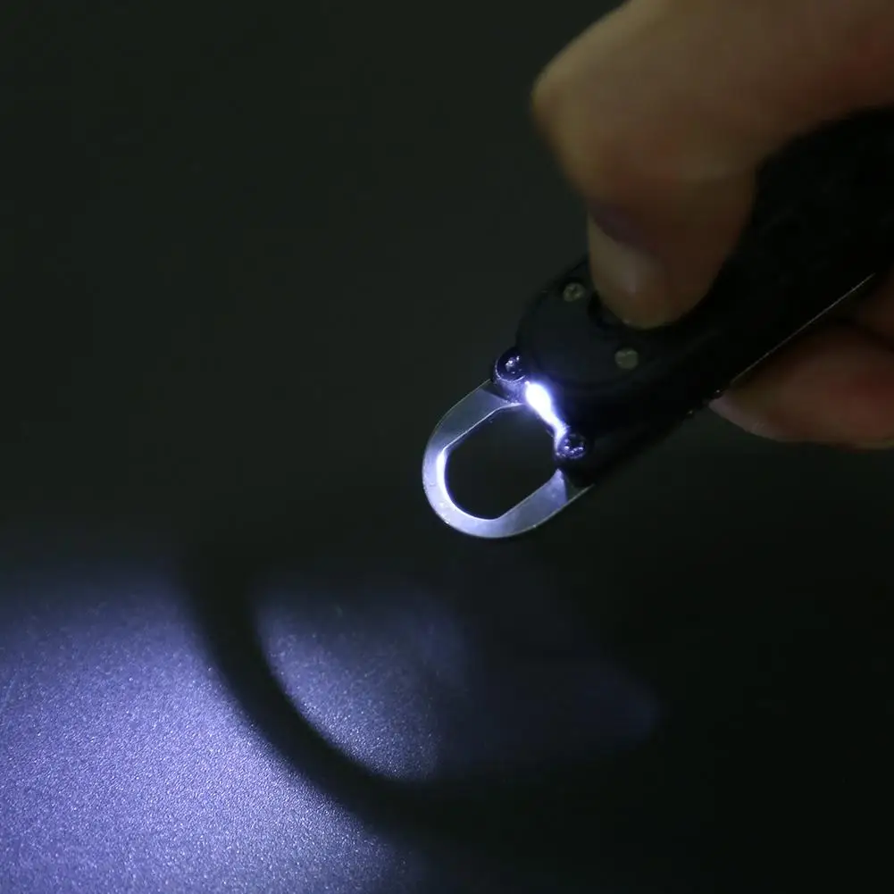 Карманный мини штатив с шестигранной отверткой карабином и светодиодной