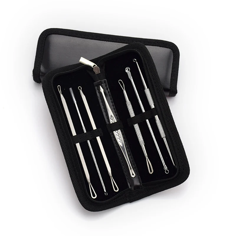 7 шт. угорь угревой сыпи инструмент для лица носа Чистка Пор моднок ювелирное