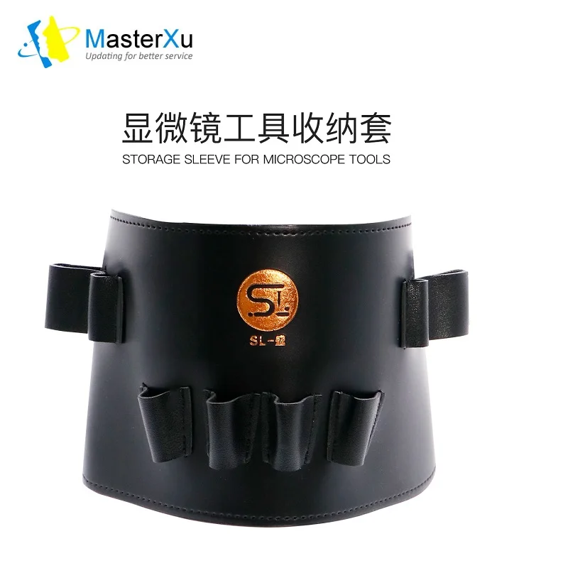 

MaterXu WYLIE Storage Sleeve for Microscope Tools Microsoldering Tool Container Belt for Screwdriver Tweezer