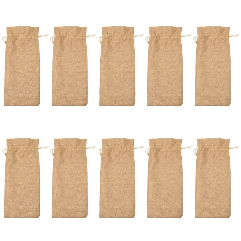 Мешковина сумка для вина упаковки крышка бутылки шампанского Слепой Мешок