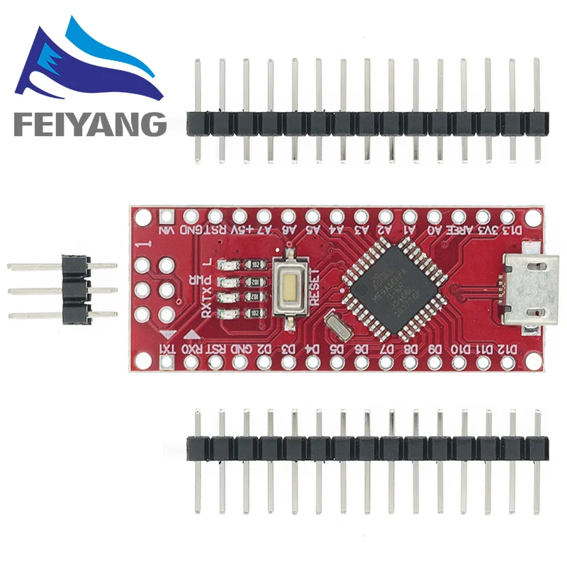100 шт. мини USB/MICRO USB Nano 3 0 ATMEGA328P/ATMEGA168P контроллер совместимый NANO CH340 драйвер без