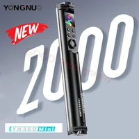 yongnuo yn360 mini tube stick light 2700k 7500k rgb colorful bi color 2600mah photography lighting led rgb soft light handheld