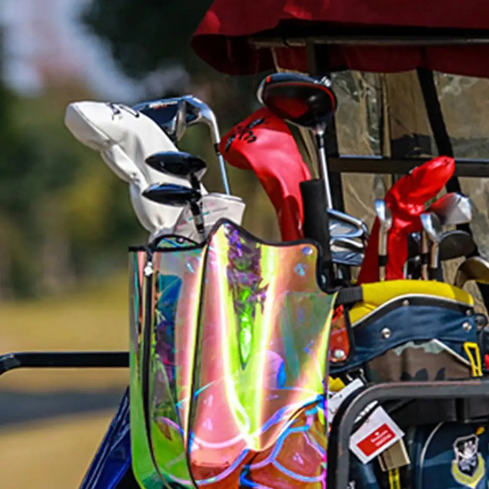 

Golf Bag Cap Universal Colorful Transparent Ball Bag Cap Rainproof Dustproof Large-capacity Golf Bag Cap