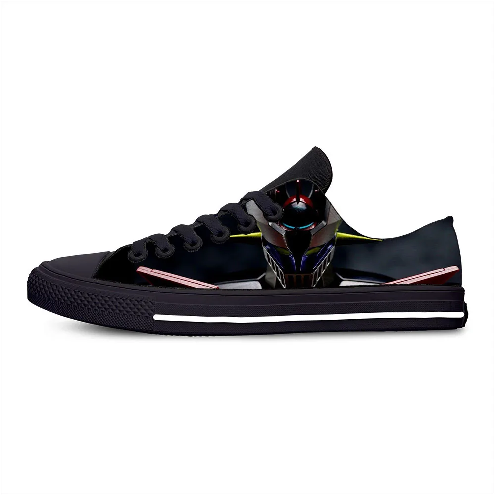 

Hot Cool Fashion Low Top Lightweight Sneakers Breathable Classic Canvas Shoes Man Woman Mazinger Z High Quality Board Shoes