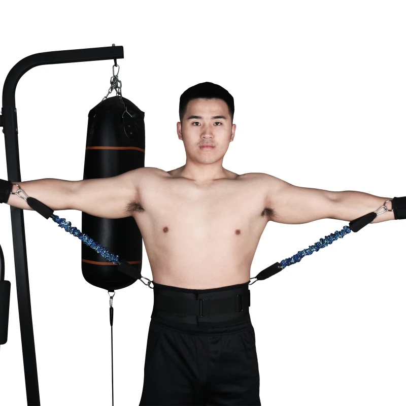 10pcs/set Resistance Bands Expander Exercise Fitness Band Stretch Training Home Gyms Workout Jumping Strength Belt Set | Спорт и