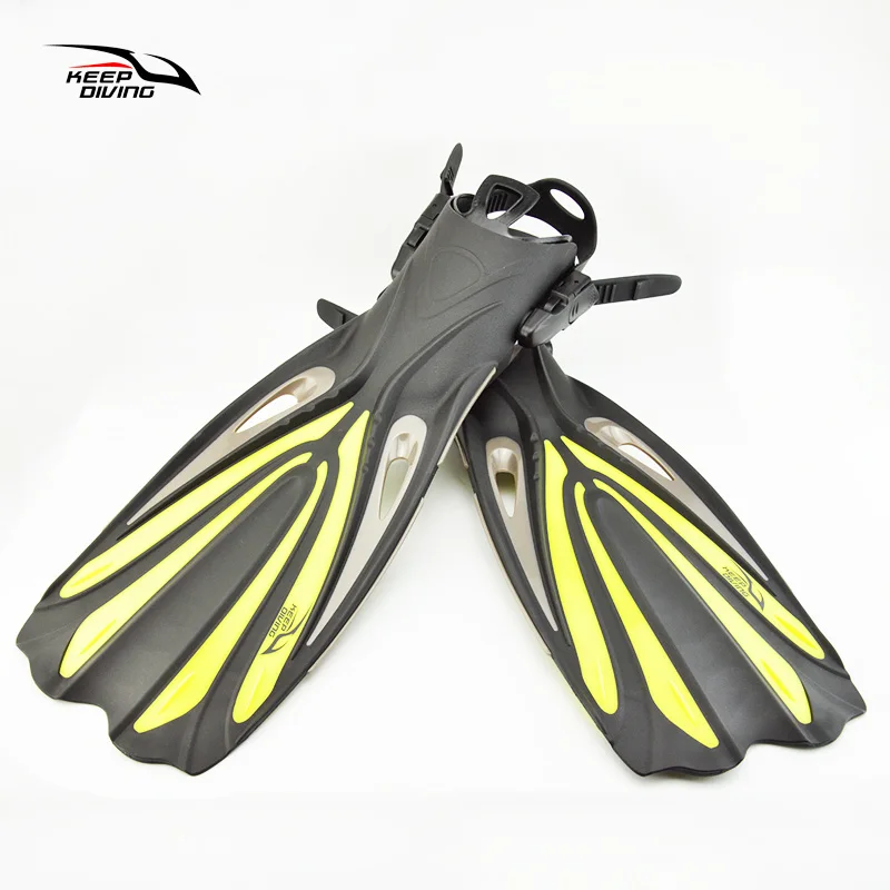 

Keep Diving Open Heel Scuba Diving Long Fins Adjustable Snorkeling Swim Flippers Special For Diving Boots Shoes Monofin Gear