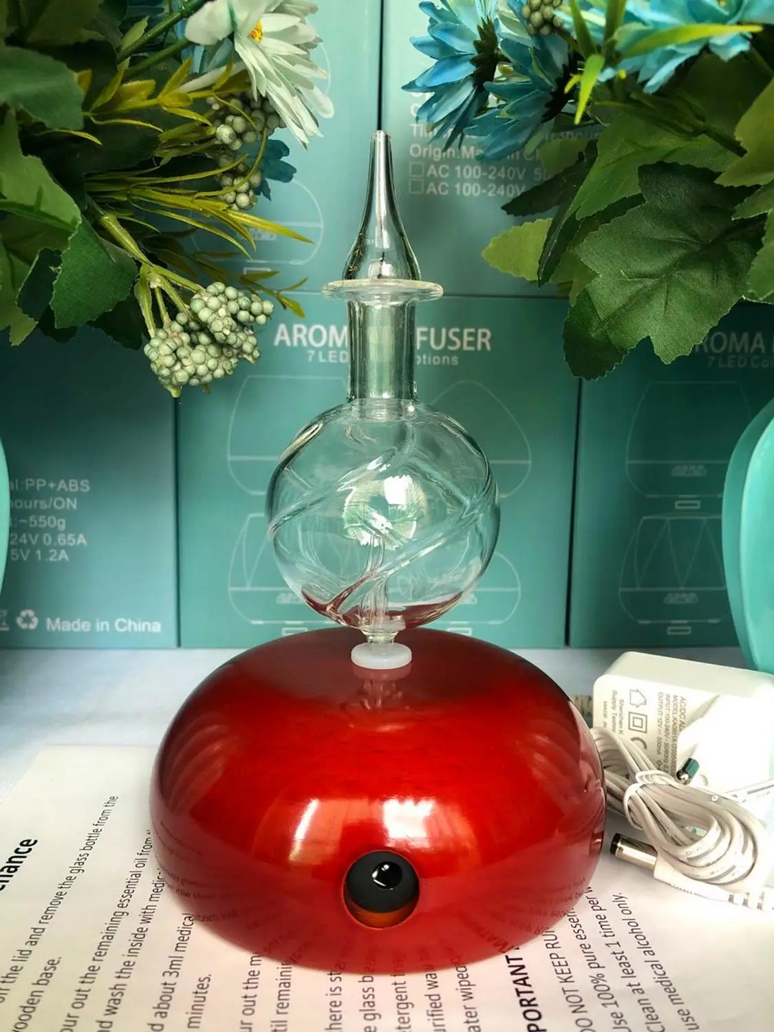 

Waterless Pure Essential Oil Diffuser Nebulizer Wooden Glass Aromatherapy Aroma Diffusers Aroma Diffuser For Home Fog nebulizer