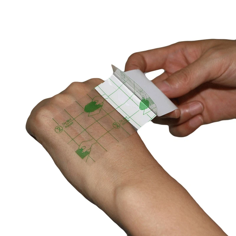 5cmx10m PU Transparent Film Roll Waterproof Adhesive Wound Dressing First Aid Fixation Tape Bandageve