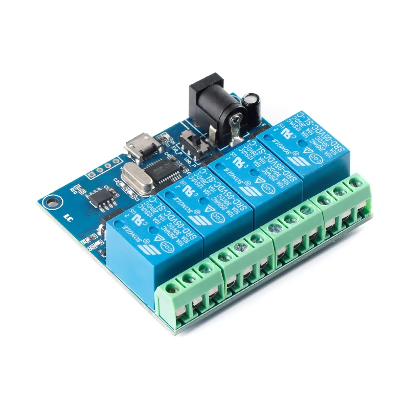 Micro USB 5V LCUS-4 4 Channel релейный модуль Smart Switch Serial Port BSG | Обустройство дома