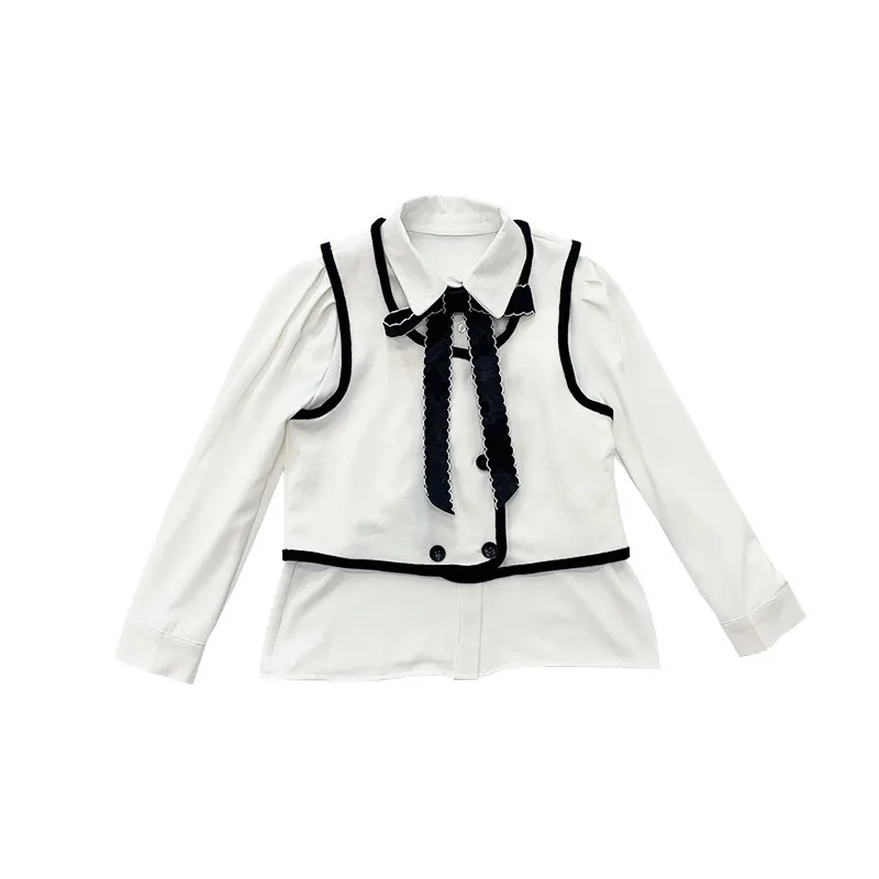 

Girls' tops 2021 summer new girl small fragrance sunscreen shirt vest jacket