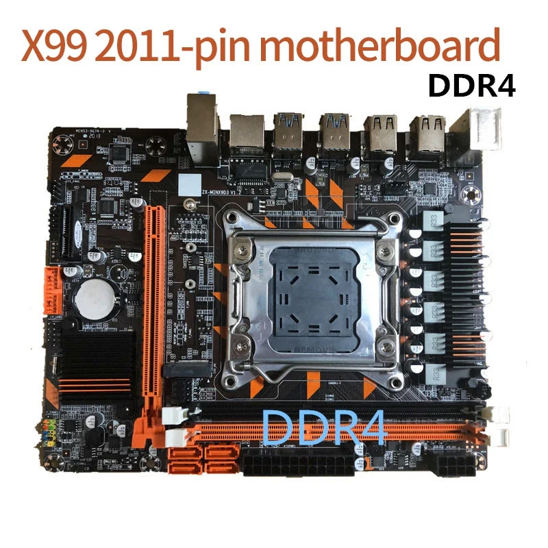 

X99 Motherboard LGA 2011-3 DDR4 Dual Channel Support 2X16G for 2650V3 2678V3 2680V3 2011-V3 Processor