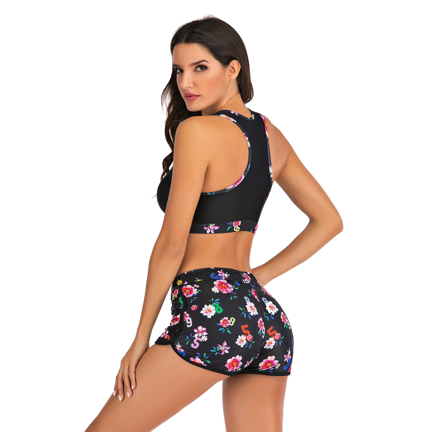 2020 комплект бикини женский купальник с завышенной талией купальник|Купальники| |