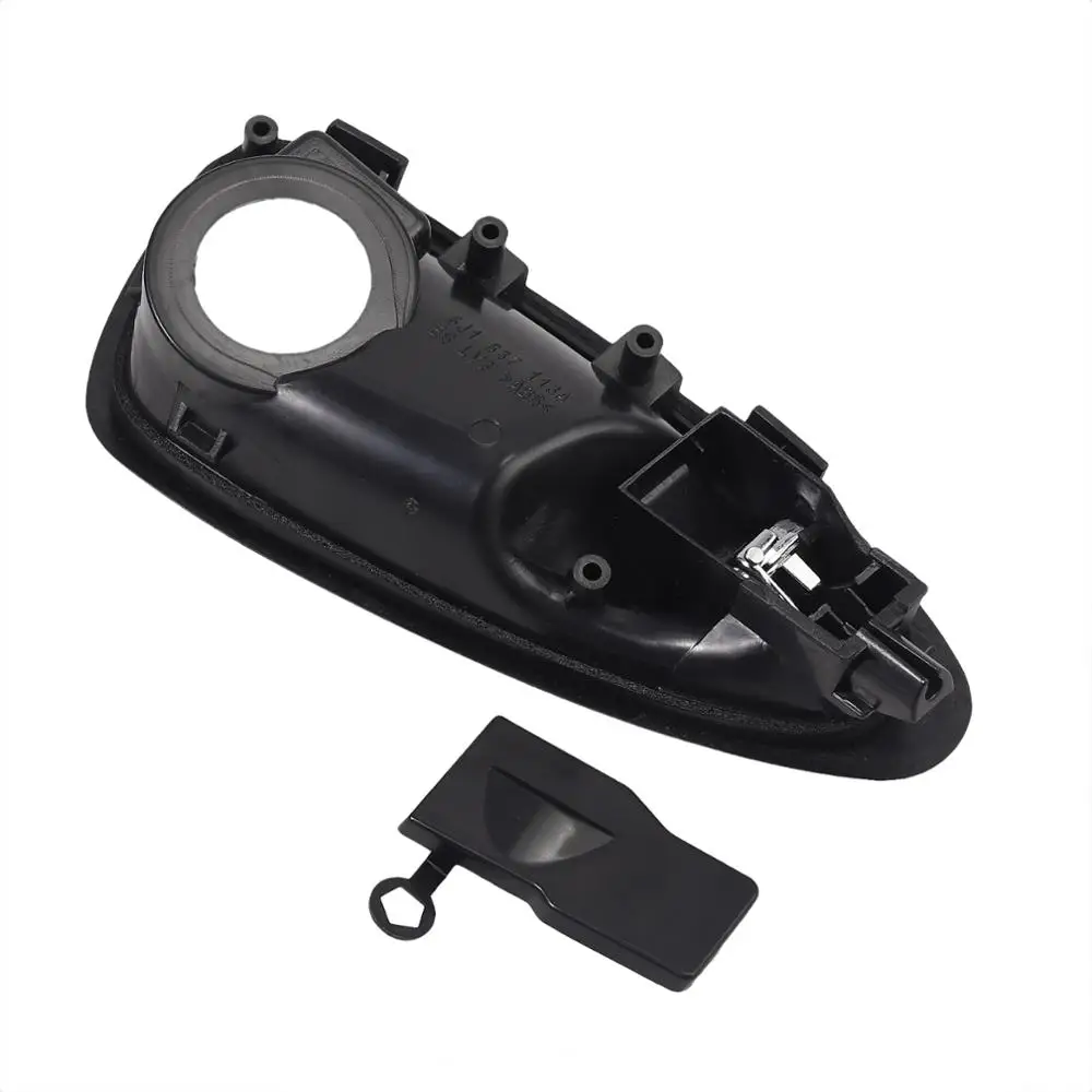 Дверная ручка Justech внутренняя передняя левая черная отделка для Seat Ibiza IV 2009-2012