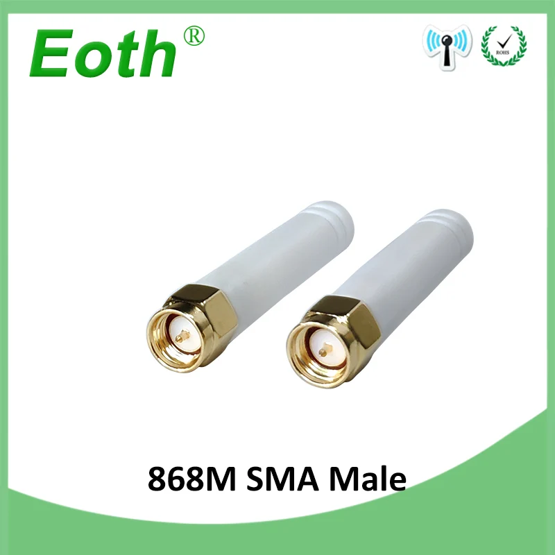 EOTH 20pcs 868mhz antenna 2~3dbi sma male 915mhz lora antene pbx iot module lorawan signal receiver antena high gain